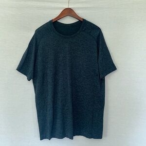 Navy/Black/Green Lululemon Short Sleeve Shirt